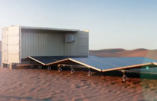 SolarFold — deployed angle