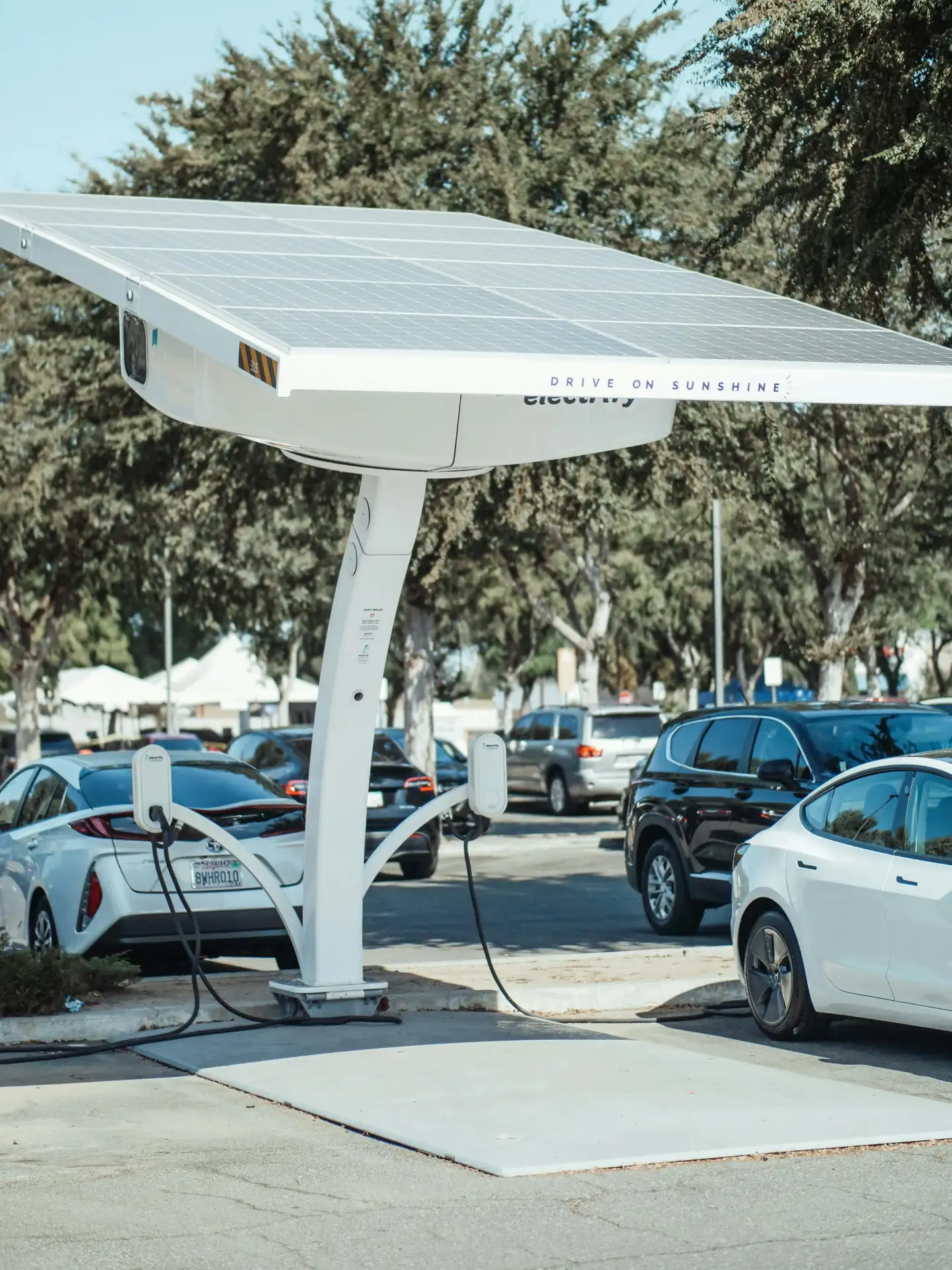 Commercial EV charger installation