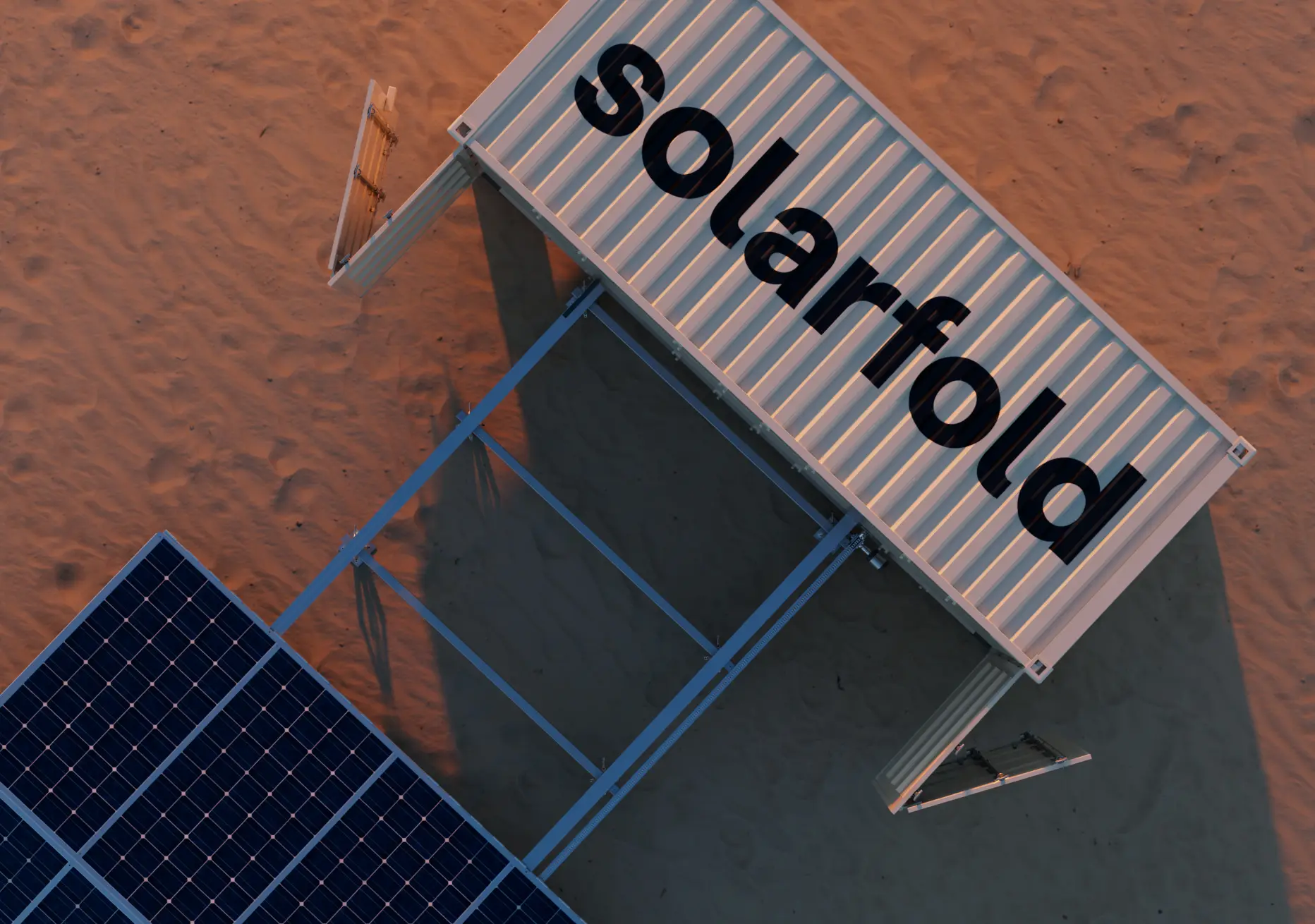 SolarFold 130 kWp redeployable solar solution